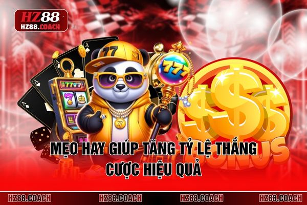 Mẹo hay giúp tăng tỷ lệ thắng cược hiệu quả
